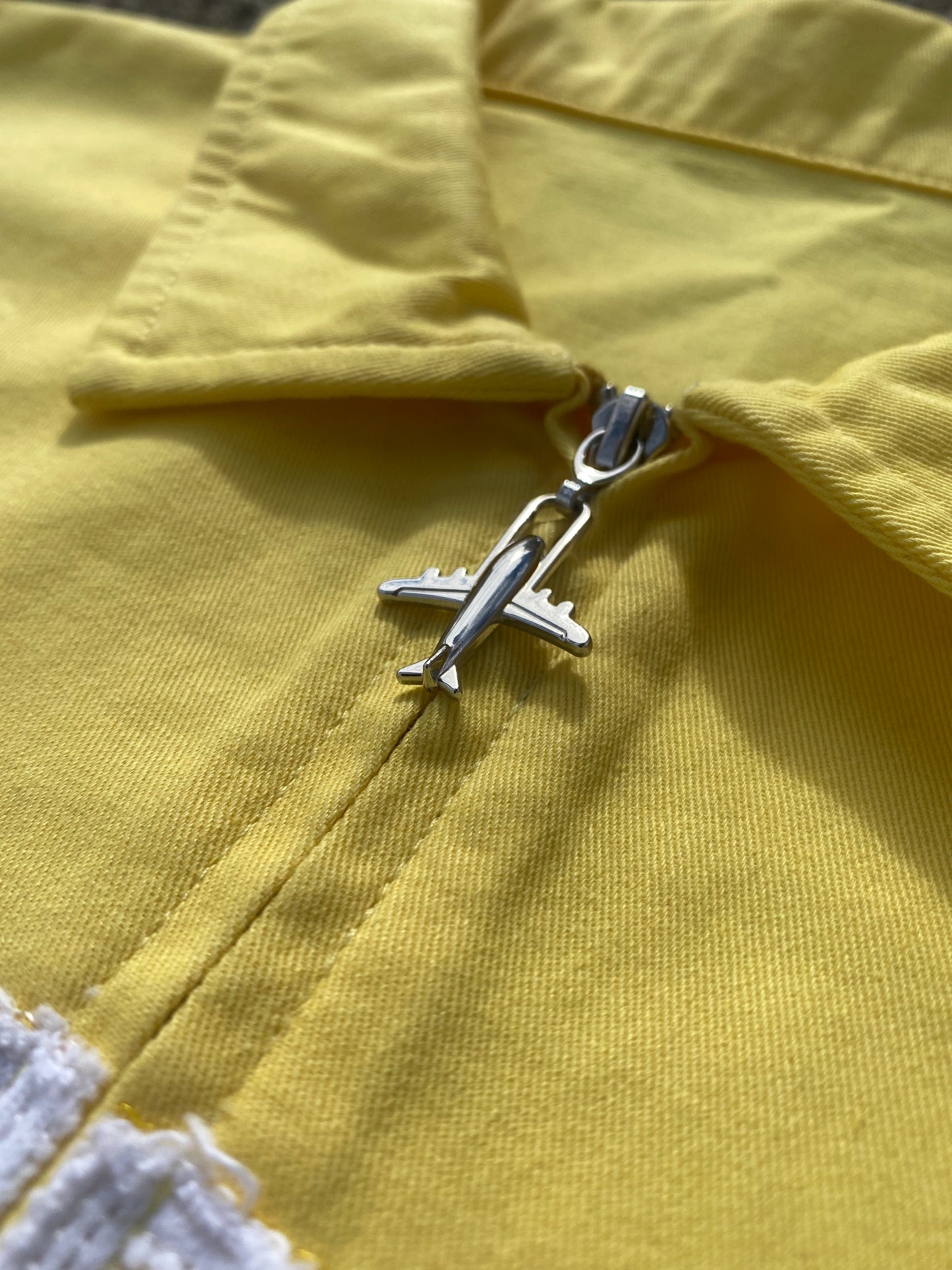 Cropped Womans Worker Tee Brasil Yellow